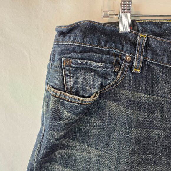 Gap 1969 Jeans Mens 40x30 Blue Straight Fit Classic Denim Button Fly Y2k 00s - Picture 4 of 12